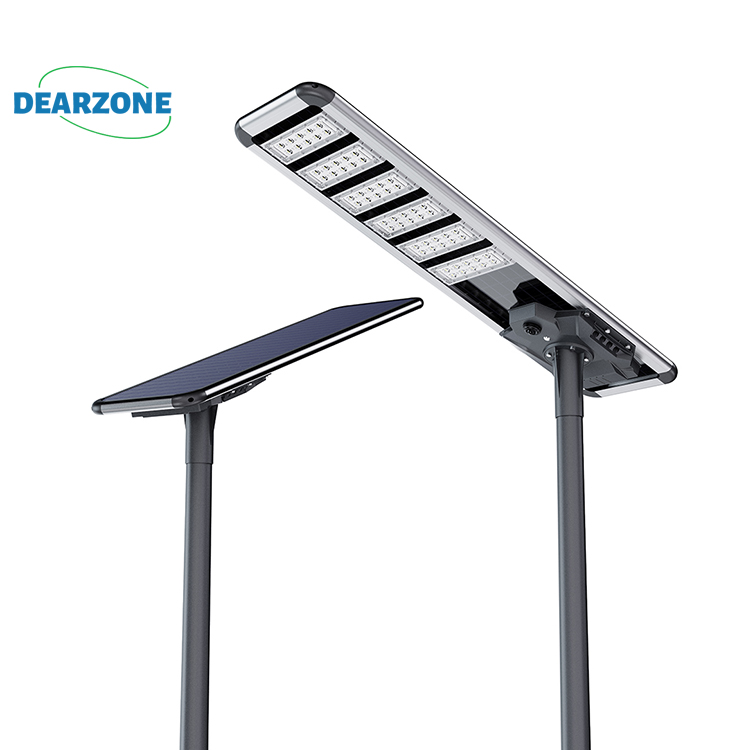 200lm/w high lumen solar light 150w 200w 250w 300 watts IP65 waterproof outdoor road LED integrated solar street light